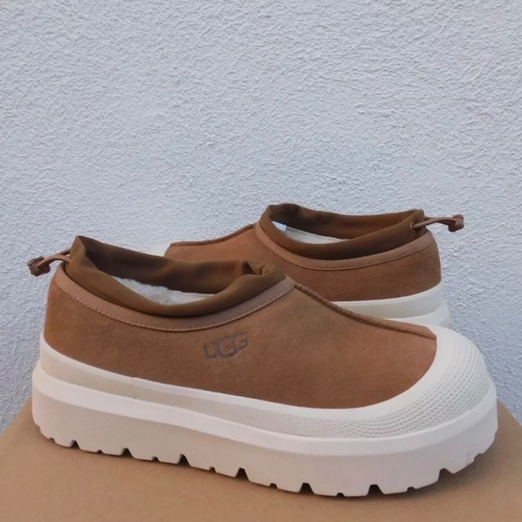 UGG TASMAN WEATHER HYBRID SUEDE WOOL SHOES, MEN US 14 - Picture 2 of 6